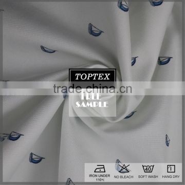 wholesale 100% cotton printed shirt fabric/printed oxford