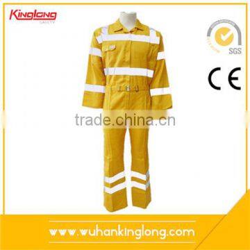 limited flame spread cotton coveralls/uniforms/apparel/workwear