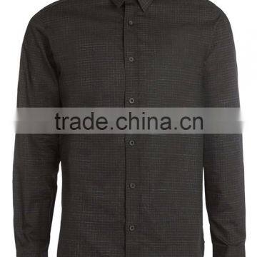 Cotton Hemp Blend Wholesale Plaid Shirts for Man photo-4