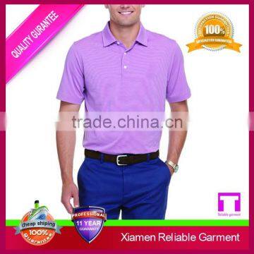 Man's Uniform Design Double Mercerized Cotton Sport Polo Shirt photo-3