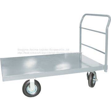 Carbon Steel Platform Hand Truck Cart 250kg With Rubber Wheel