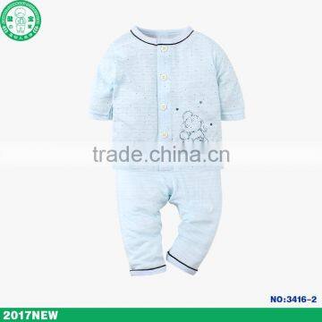 Wholesale Spring Newborn Unisex Baby Long Sleeve+pants 2pieces Clothing Sets photo-2