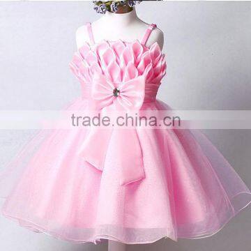 Walson Children Clothes Short Front Long Back Dress Latest Children photo-2