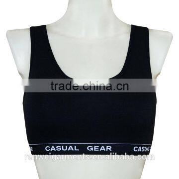 Black Yoga Shorts Girl Sport Seamless Bra, Woman Boxer photo-2