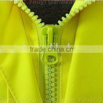 Promotional Reflective Yellow Mens Raincoat With Hood photo-4