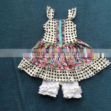 QL-360 braces dress and shorts baby sumber suit new design baby cloths 2016