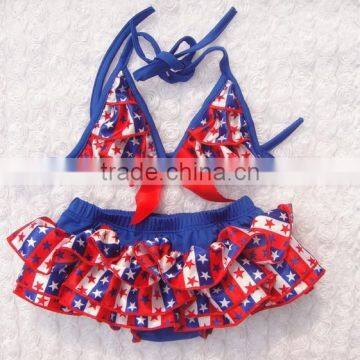 Fashion Sweet Two Piece 3-7 Years Old Kids Swimwear Baby Girls Swimwears photo-4
