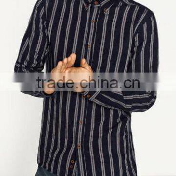 Striped flannel shirt