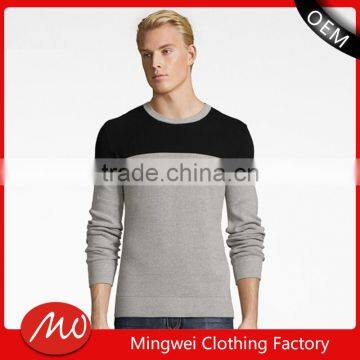 Shantou OEM factory model men cashmere sweater winter pullover sweater with lowest price