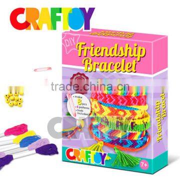 Friendship Bracelet Colorful Embroidery thread set diy toy