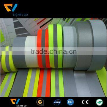 EN471 Class 2 high visible 3m reflective fabric tape for clothing