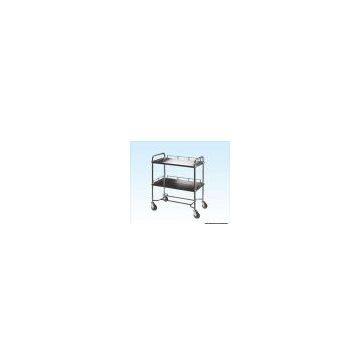 Stainless steel trolley for appliances F-19   medical trolley