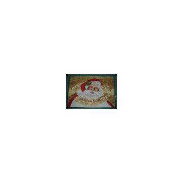 christmas floor mat, christmas home textile