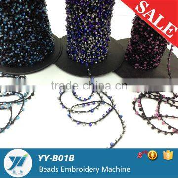 YY-B01B cording cord glass beads roll embroidery bead round bead 2cut bead