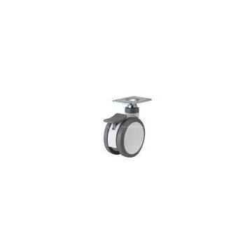 Dual wheels hospital casters