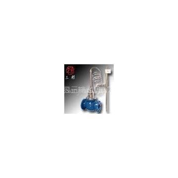 Self-operated temperature regulating valve