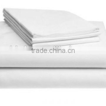 OEM 5 Star Hotel Used Egyptian Cotton Plain Bed sheet for Hotel, Bed Sheet 100% Cotton Fabric