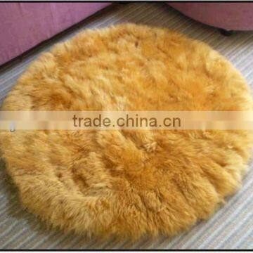 Round Shape Lamb Fur Seat Cushion/OEM