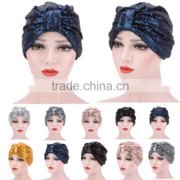 2017 new ladies headband fashion islamic muslim women turban, fashion muslim women hat