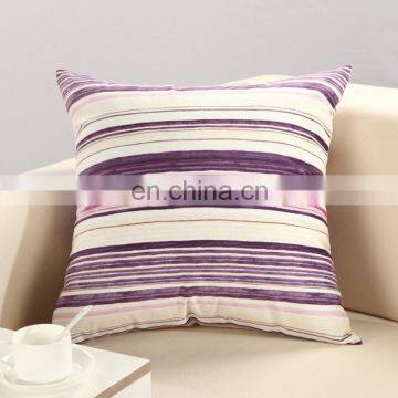 Simple Striped Office Pillow Sofa Cushion Soft Pillow Case photo-5