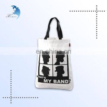 Custom logo with well designed cotton handbag textile printing cotton bag for sale