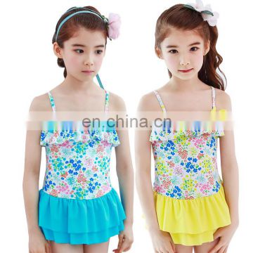 Halter neck child swimwear wholesale 2017