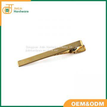 Mens Fashion Brass Simple Necktie Tie Bar Clip photo-4