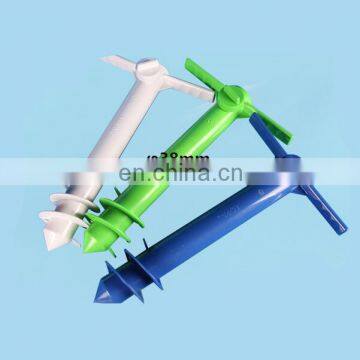 Plastic Spike Screw Anchor Ground Plug For Beach Umbrella System