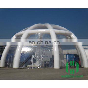 HI advertising 0.6mm PVC gian inflatable transparent clear bubble camping tent