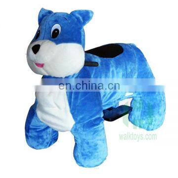 Coin Operated Rides Electrical Animal Toy Car Plush Animal Electric Scooter Stuffed Dog Rider For Shopping Mall Indoor Amusement photo-6