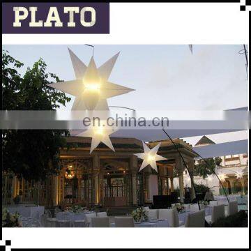 led star light balloon/hanging oxford balloon for new year parade