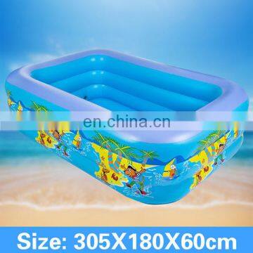 Inflatable swimming pool,children cartoon printing swimming pool