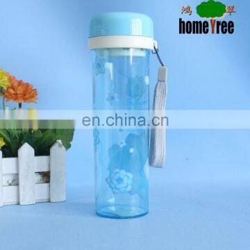 New Design L 550ml Light Plastic Thermos Infuser Flask Kettle / Tea Flask With Lanyard