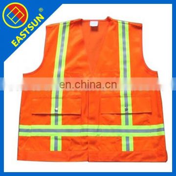 High reflective Orange high reflective safety vest