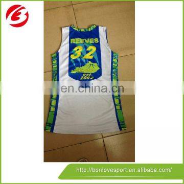 New Design Latest Basketball Jersey OEM service