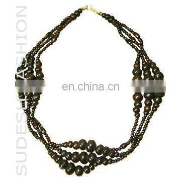 Wholesale immitation costume handmade glass beads fashion jewelry Necklace