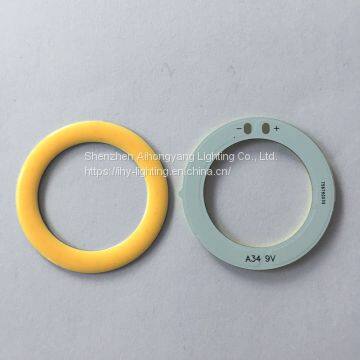 2018 New Professional Lighting 9v 3w Plastic Camping Protable Flat Round COB LED Torch Flashlight With Machine Tool Work photo-2