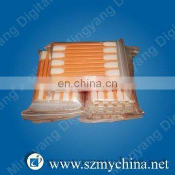 Print head cleaning brush for solvent printer