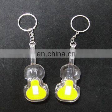 China manufacturer wholesale led guitar key chain for kids