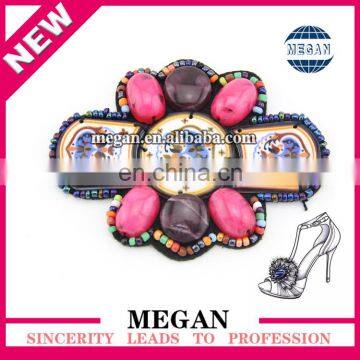 Newest Handmade Beading SF-032 metal accessories for shoes