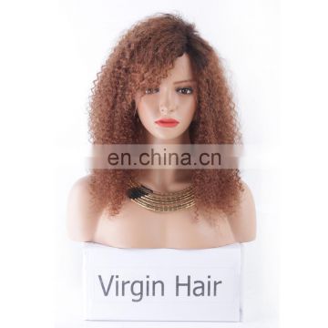 Youtube sex afro kinky curly hair lace front human hair wig