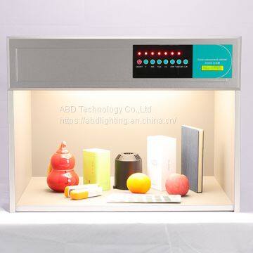 Direct manufacture color light box/color asssessment cabinet with D65,TL84,CWF,UV,TL83,F