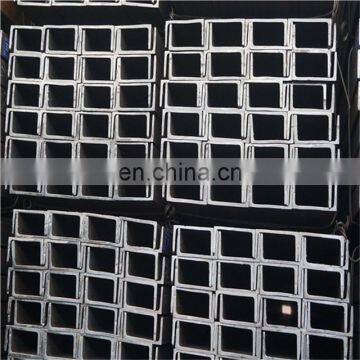 U shaped Channel Steel Sizes in JIS GB ASTM standard galvanized steel U/ C channel bars