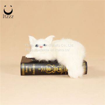 2019 hot selling home decor cat furry simulation animals cat toy