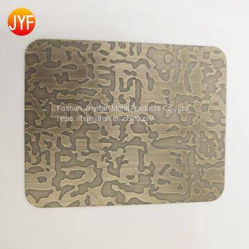 Low price wholesale 4x8 decorative patterned stainless steel plate wall panels for building materials