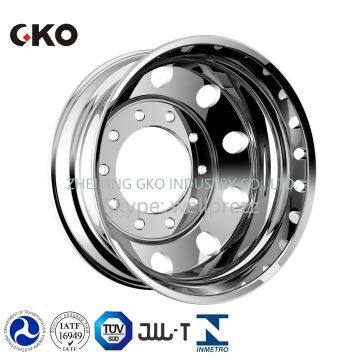 DOT/SMITHpolish and Machine Forged Aluminum Truck Wheel 22.5x8.25/9.00/11.75/17.5x6.00/6.75/19.5x6.75Made in China photo-2
