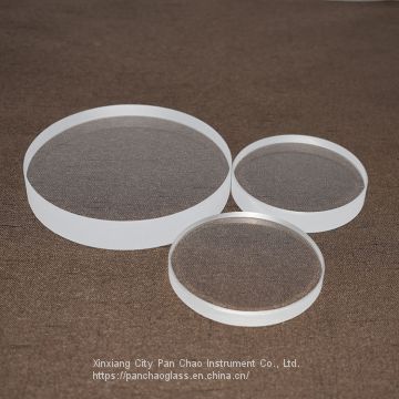 Optical JGS1 Silica Glass Sheet UV Polishing Quartz Disc