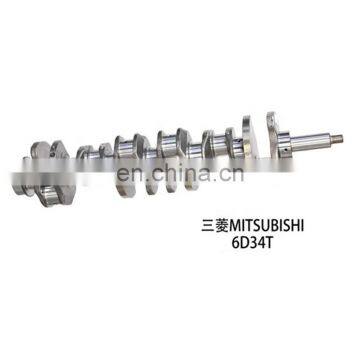 for SK200-6 excavator 6D34T engine crankshaft ME300086 Forgrd Steel