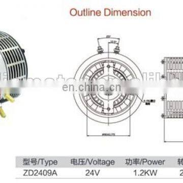 ZD2409 Jinle Brand Hydraulic 24V 900W DC Motor photo-2