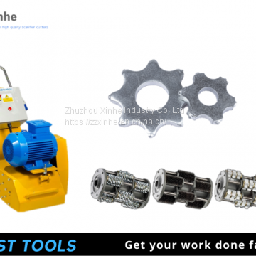 Scarifier Parts & Accessories 8 Pt Carbide Cutters Flails On Concrete Floor Scarifier Planers photo-3